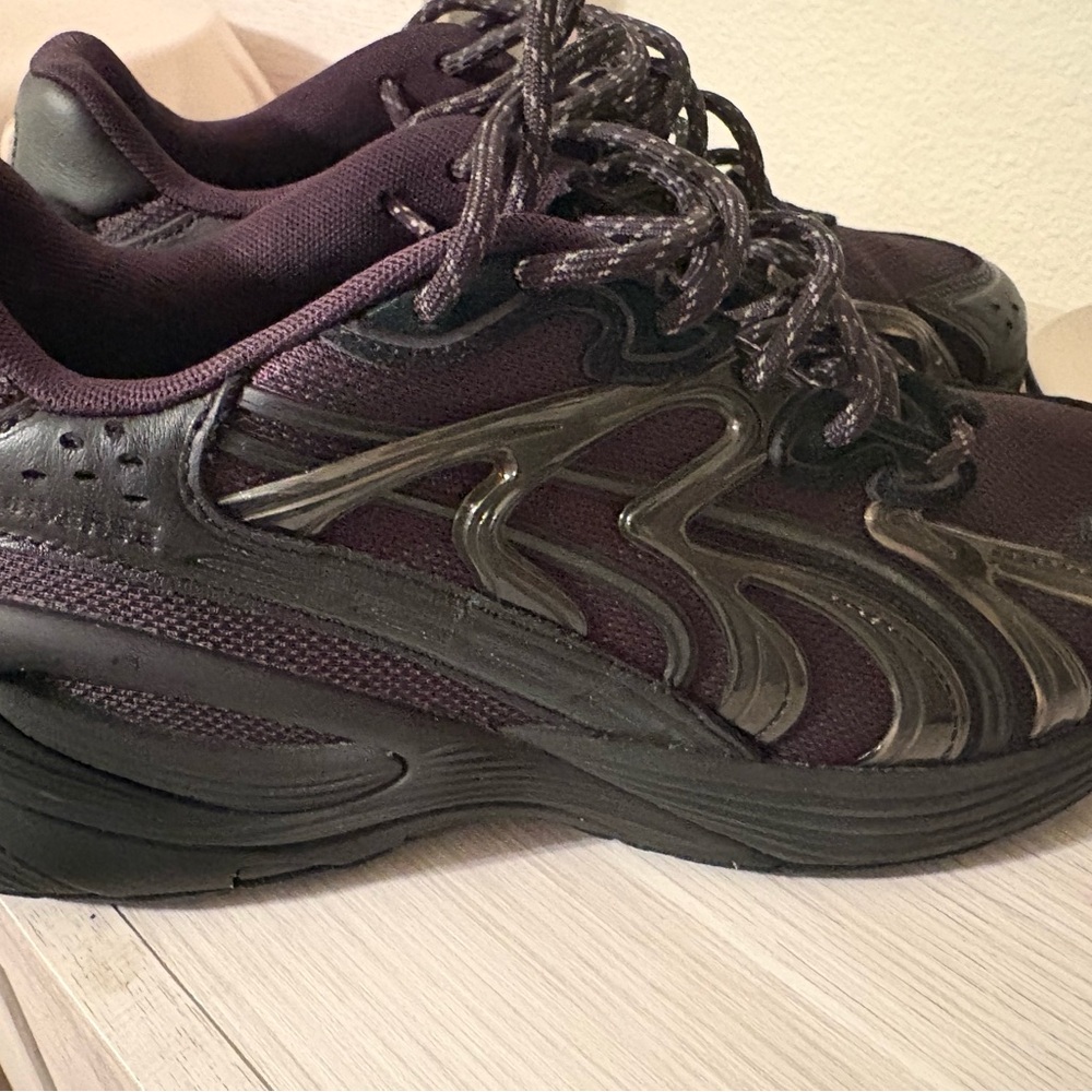 Casual Mesh & Synthetic Sneakers Black